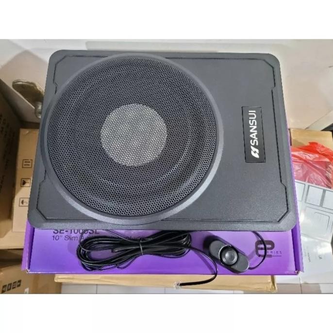 TERBARU - Subwoofer kolong aktif Sansui 10 inch / Sub Kolong Aktif Sansui