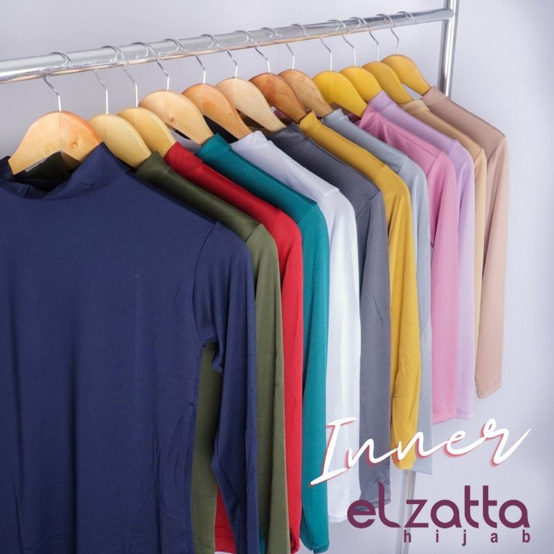 ELZATTA INNER KAOS TERBARU TUNAYA YASMIN MANSET TUNIK BAHAN JERSEY