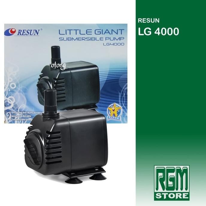 TERLARIS - Resun LG4000 LG - 4000 mesin pompa celup kolam hidroponik aquarium