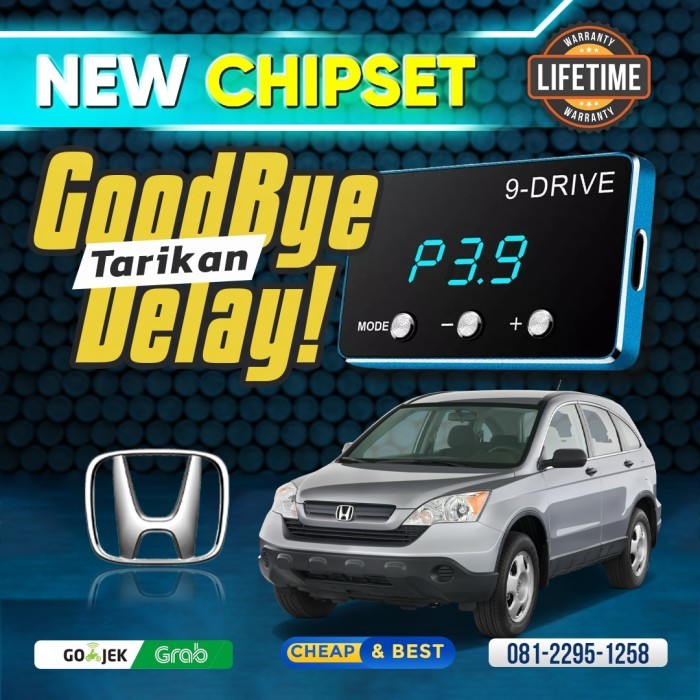 Remap Honda Crv Gen 3 Piggyback 9Drive Race Chip Throttle Controller