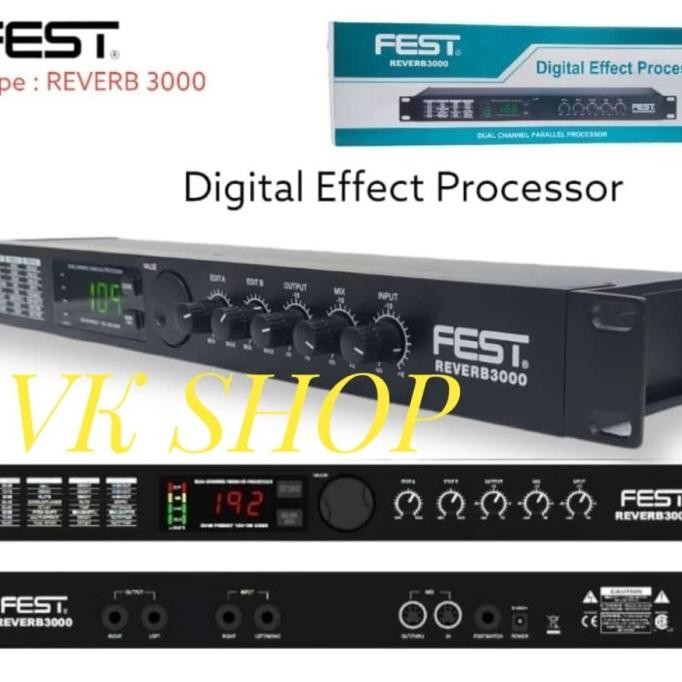 Efec Vokal Fest Reverb3000 Original Efek Vokal Reverb 3000 IQB