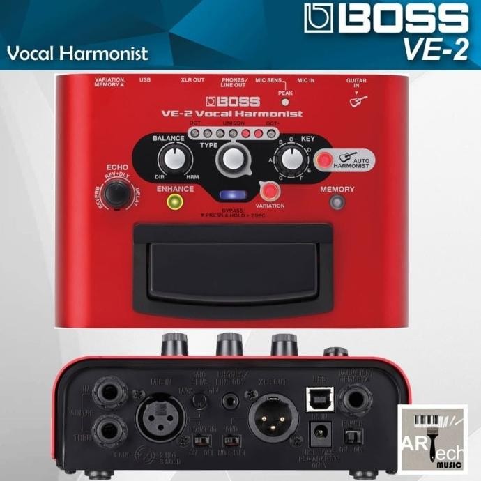 Boss VE-2 Vocal Harmonist / VE2 / VE 2 / Effect vocal / Efek Vokal IQB