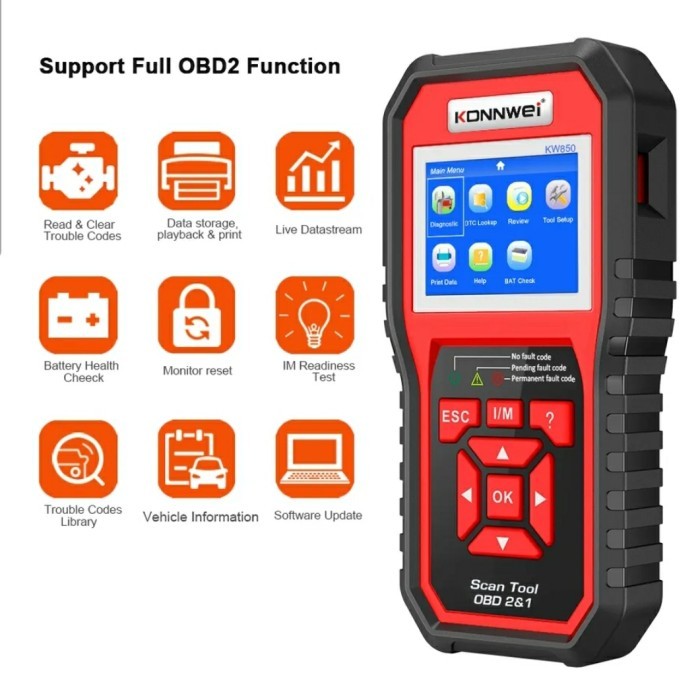 Scanner Konnwei Kw850