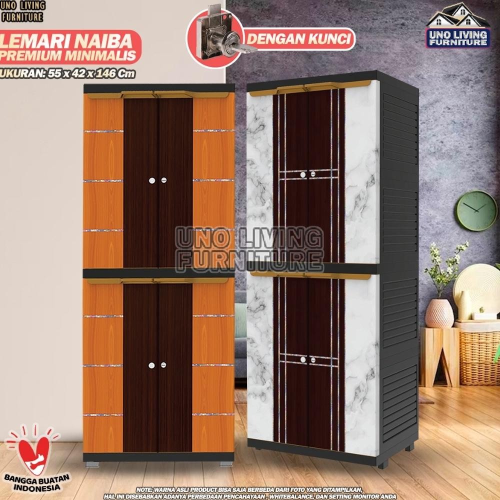 LEMARI PAKAIAN PLASTIK NAIBA LEMARI PLASTIK 4 SUSUN NAIBA FIT 9104 LEMARI JUMBO LEMARI PAKAIAN LEMAR