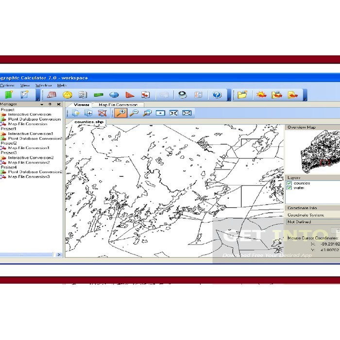 Golden Software MapViewer 8.7.7 Work
