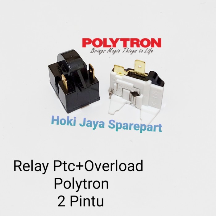 RELAY PTC OVERLOAD KULKAS POLYTRON 2 PINTU