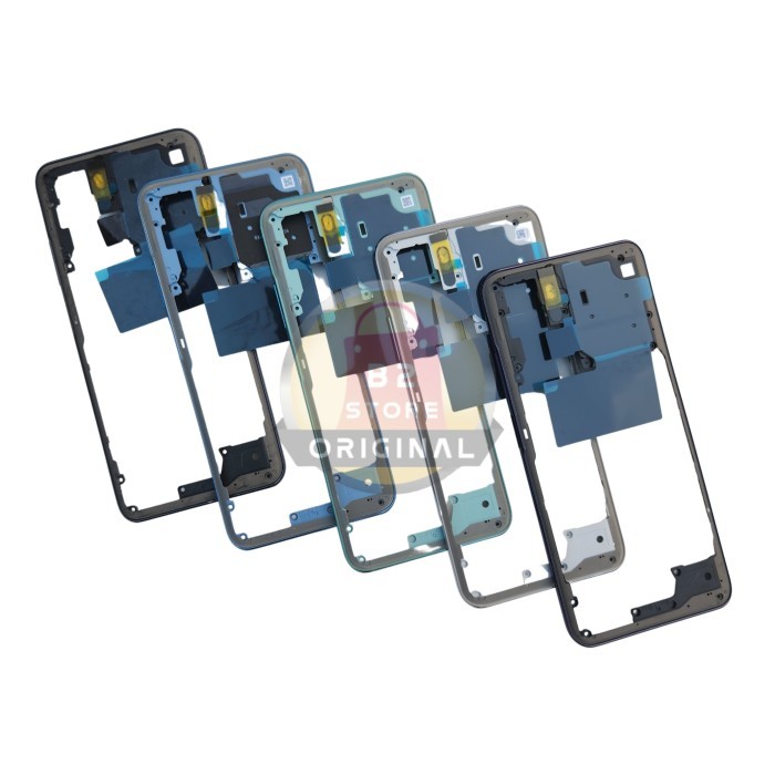 TULANG TENGAH BEZEL BAZEL TUTUP MESIN XIAOMI REDMI NOTE 10 NOTE 10S