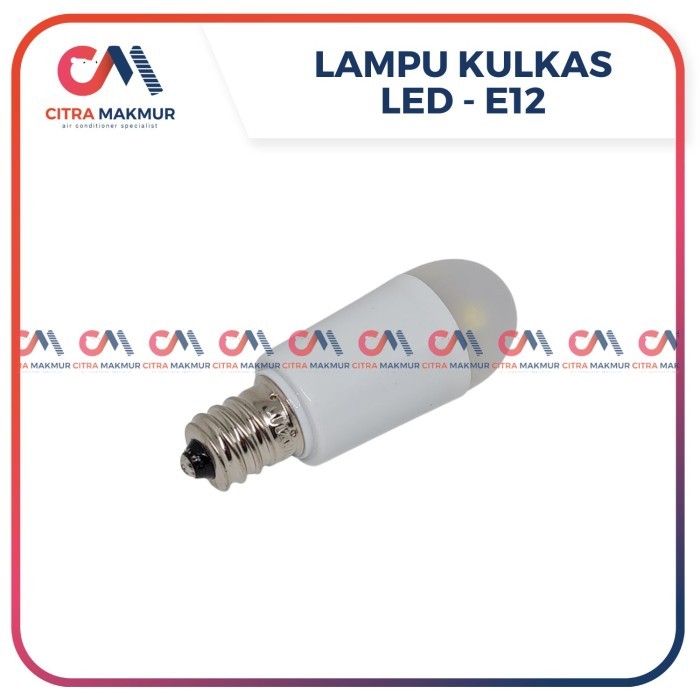 LAMPU BOHLAM KULKAS LED E12 DALAM LEMARI ES 1 WATT E 12 220 FREEZER