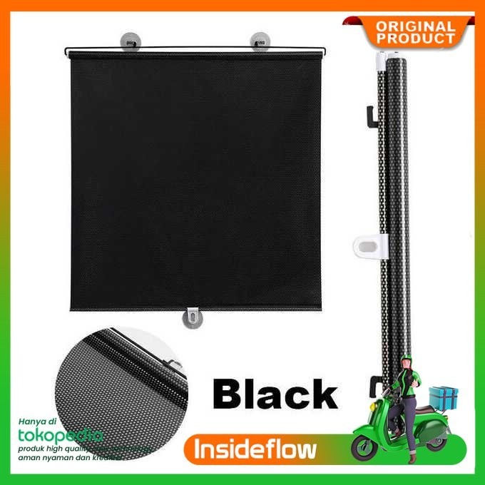 TIRAI GORDEN KACA JENDELA MOBIL PENAHAN SINAR MATAHARI ROLLER BLIND