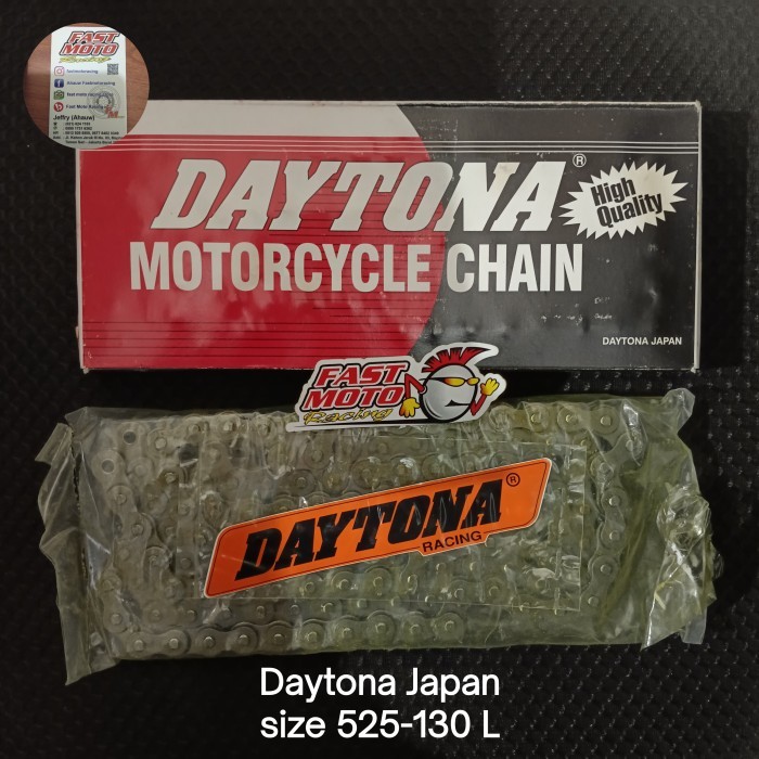 Rantai Daytona 525-130L Gray Chain