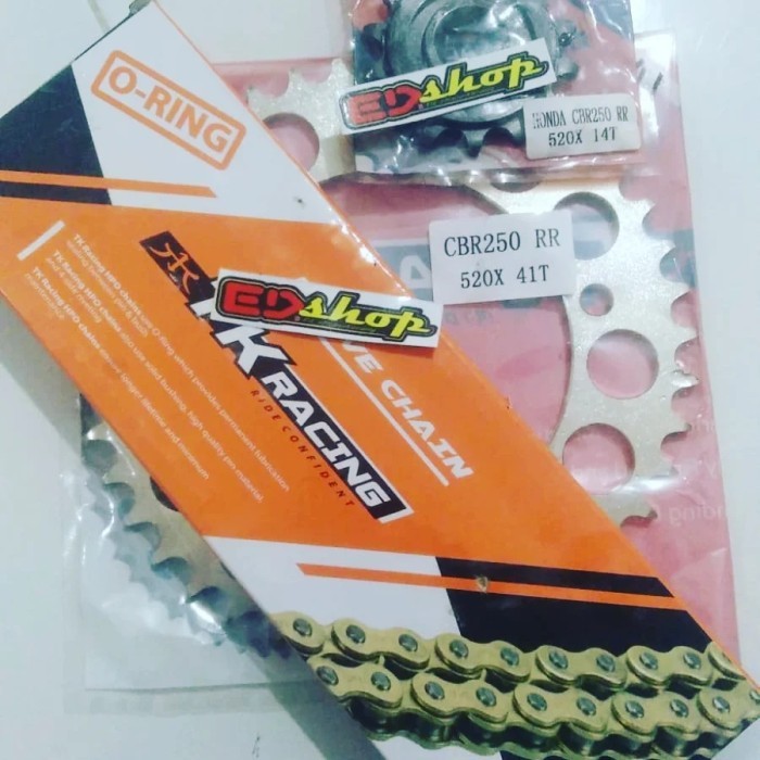Gear Set 520 Cbr250 Rr Tk Rantai Oring Cbr 250 Cbr250Rr Gir Ger No Sss