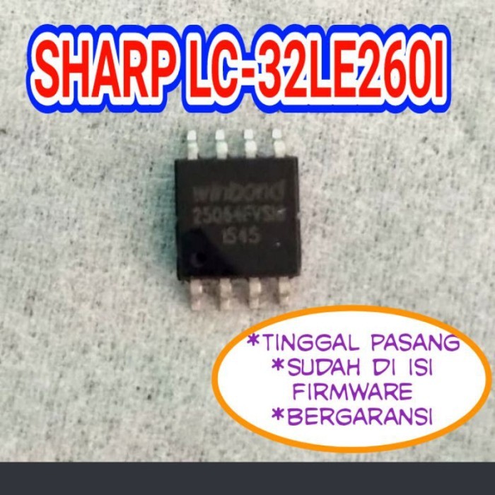 NN79 IC MEMORI EPROM TV SHARP LC32LE260M LC32LE260I