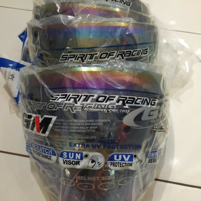 BUSA HELM GM FIGHTER DAN KACA HELM ORIGINAL