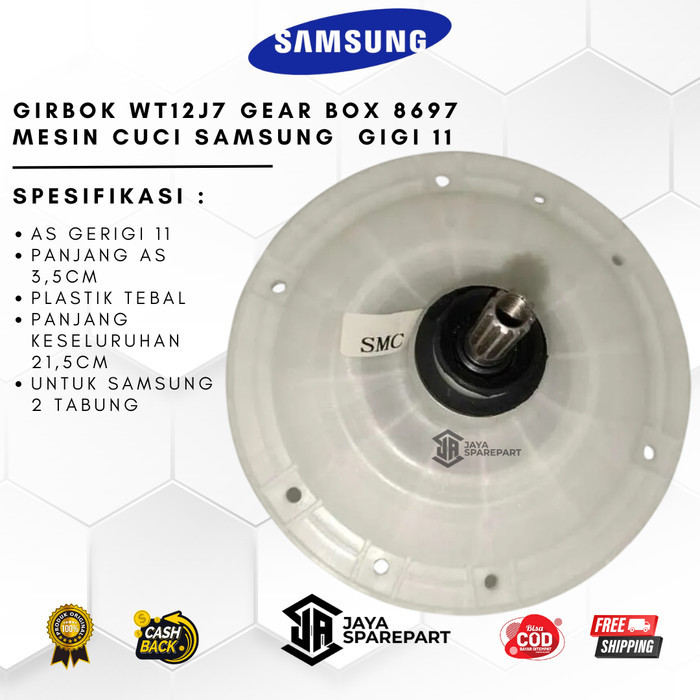 GEAR BOX 8697 MESIN CUCI SAMSUNG WT12J7 JAYASPAREPART BANDUNG