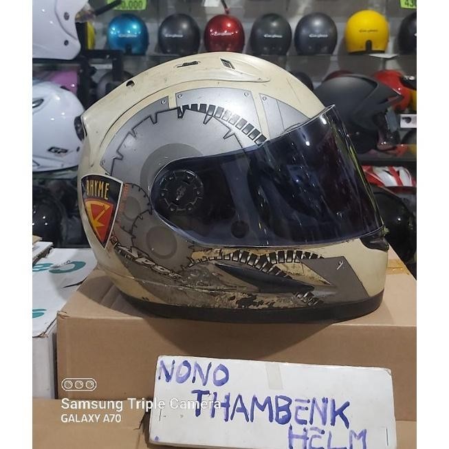 VISOR FLAT SMOKE LOBANG BESAR PNP HELM YAMAHA VIXION JADUL MINUS BAUT