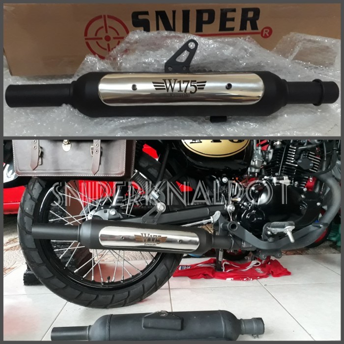Knalpot Kawasaki W175 Se W175 Custom Blarr
