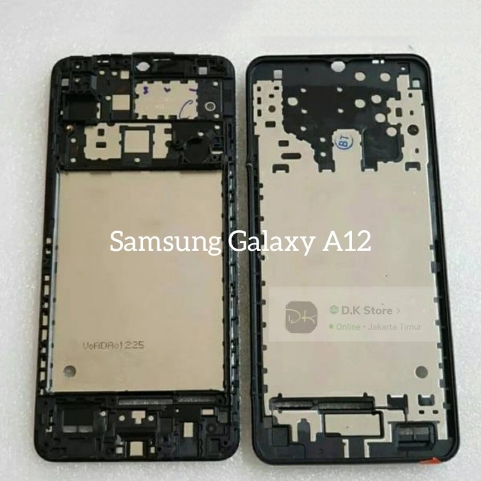 FRAME TATAKAN LCD SAMSUNG GALAXY A12 A125 TULANG LCD ORIGINAL