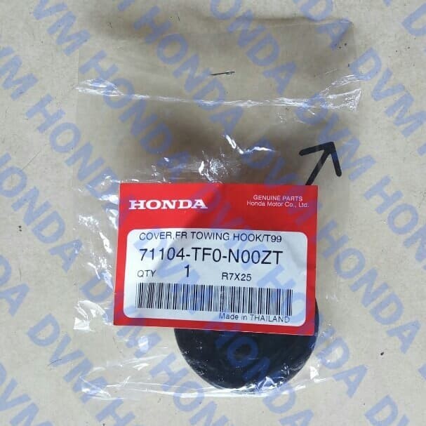 COVER TOWING/TUTUP DEREK BUMPER DEPAN ORIGINAL JAZZ RS 2012 - 2014 GE