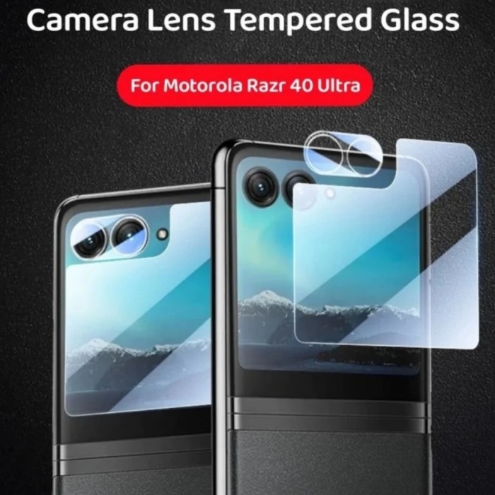 CAMERA PROTECTOR + TEMPERED GLASS MOTOROLA RAZR 40 ULTRA