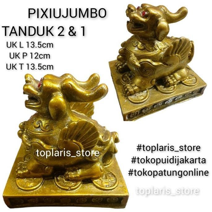 

Ready Patung Pixiu Tanduk 2 Dan Tanduk 1 Jumbo