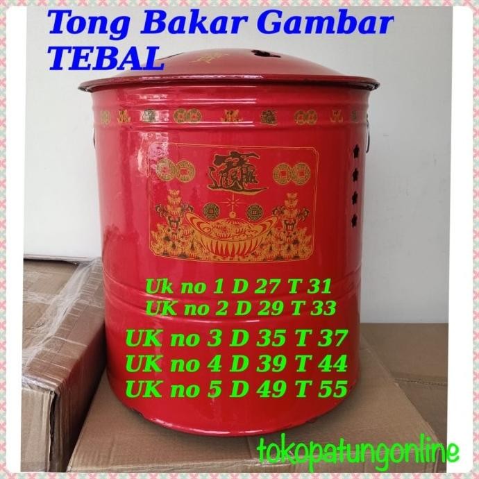 

Ready Tong Bakar Sembahyang Tebal No 3