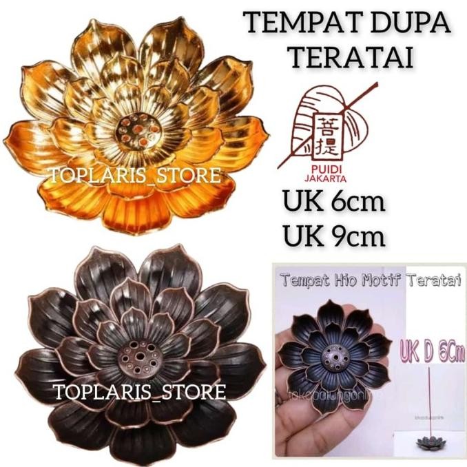 

Ready Tempat Bakar Dupa Teratai Kuningan BO1