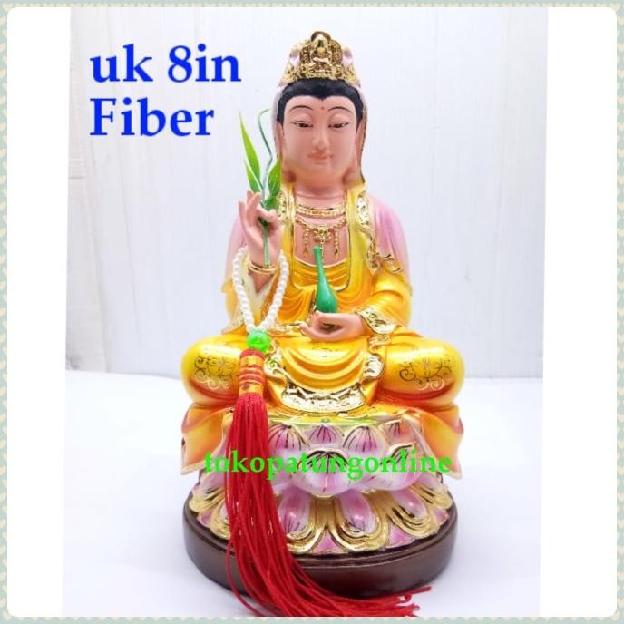 

Ready Patung Kwan Im Guan Yin 8in FIber