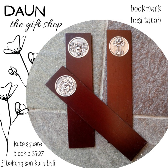 

Andra - Bookmark Besi Tatah (03-223) Pembatas Buku Kayu Unik