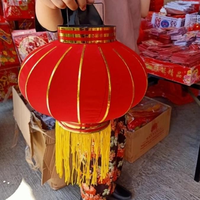 

Ready Lampion Imlek Bludru Fuk 025