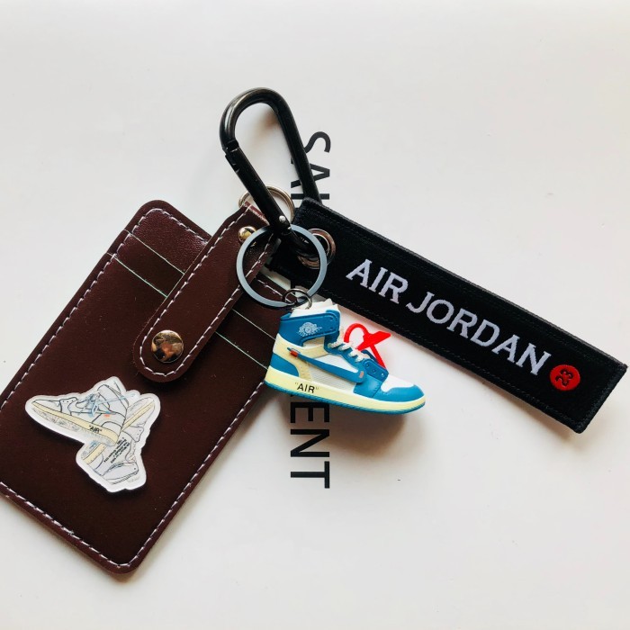 

Andra - Id Card Holder/Gantungan Kartu Sepatu Air Jordan Mini/Lanyard/Name Tag