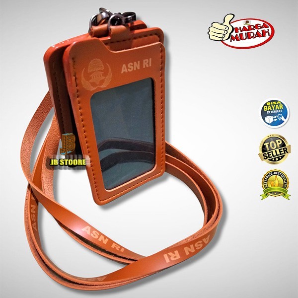 

Andra - Tempat Id Card Asn Kulit / Id Card Holder Asn / Name Tag Holder Asn