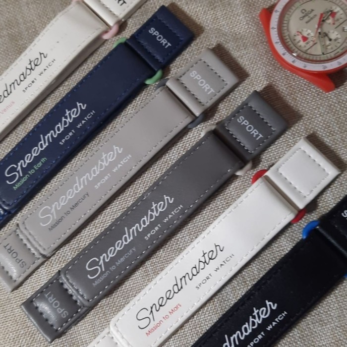 TERBARU 20mm Tali Jam Tangan Omega x Swatch Nato Strap moon watch