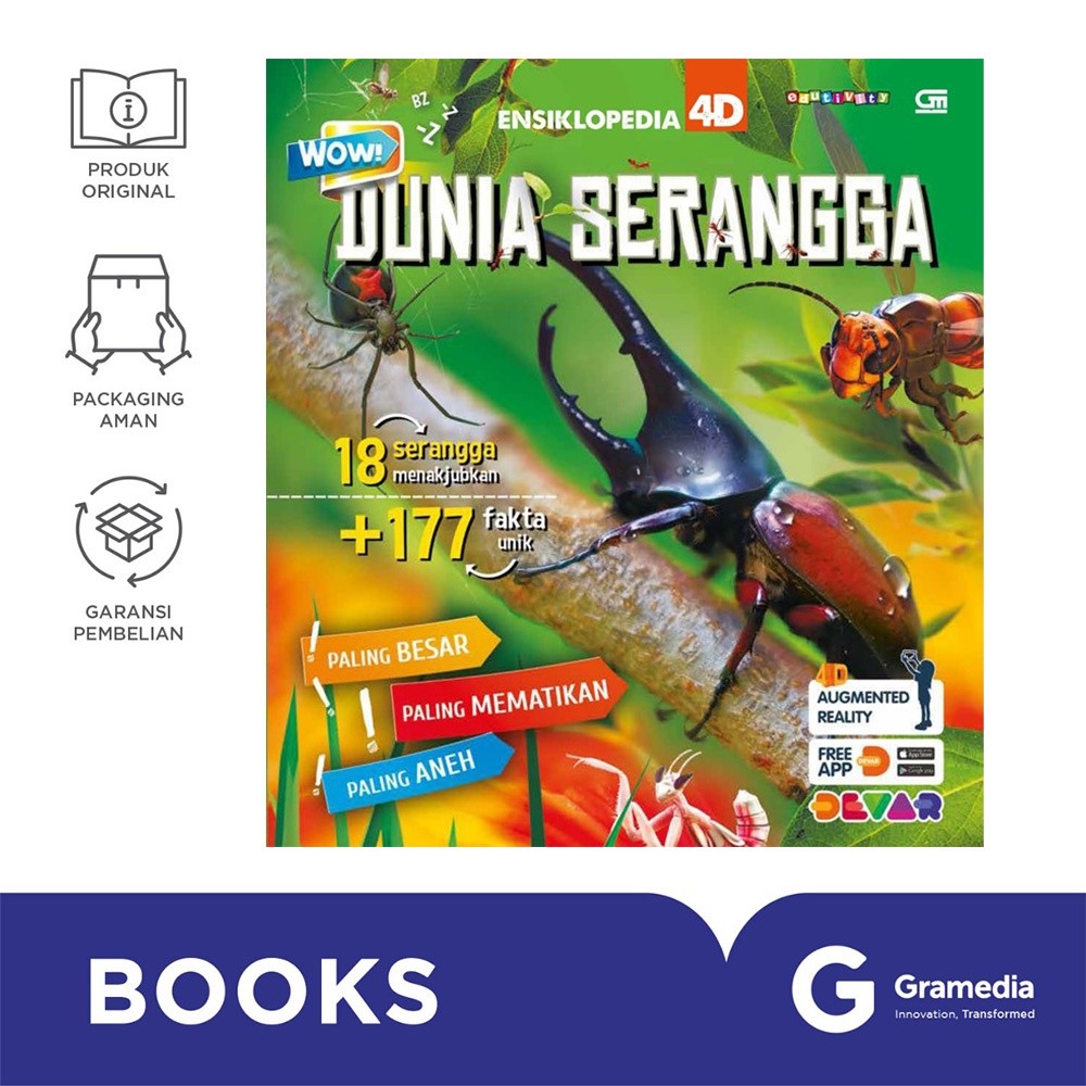 Ensiklopedia 4D Wow Dunia Serangga