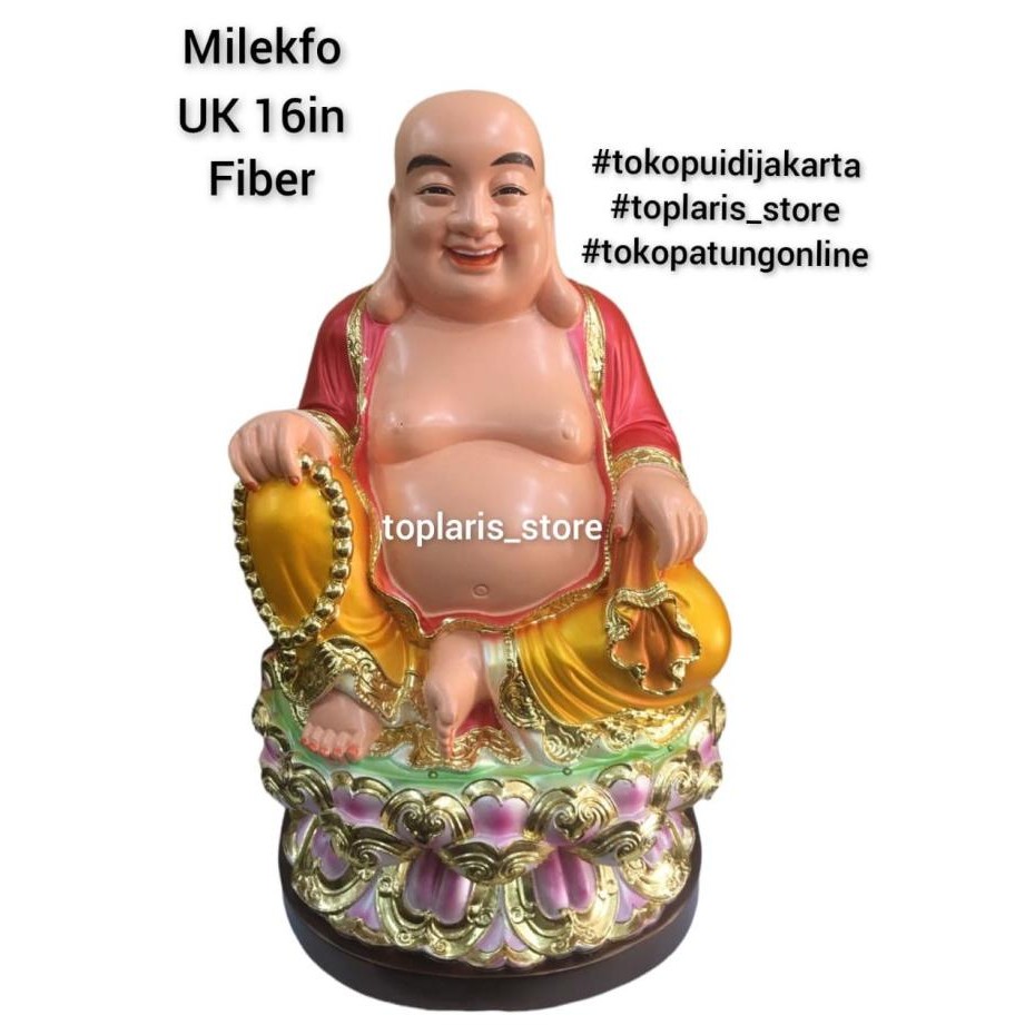 

Ready Patung Buddha Milekfo Maitreya 16in 022