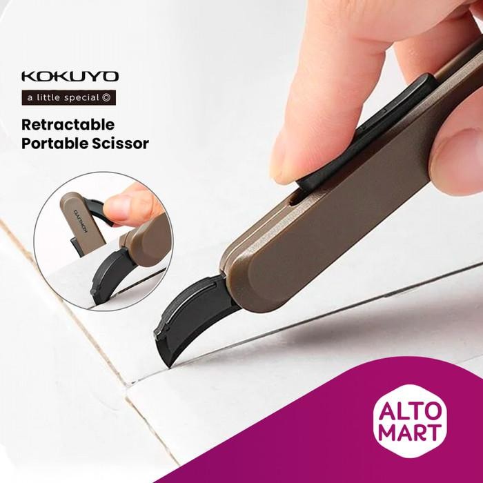 

Kokuyo Retractable Portable Scissor Gunting Lipat Mini
