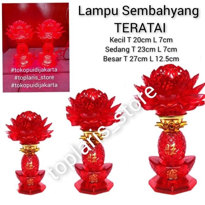 

Ready Lampu sembahyang Teratai Led Yenpao Nanas Full Kaki x20