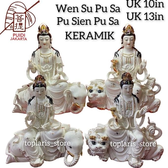 

Ready Patung Wen Su Pu Sa 13in