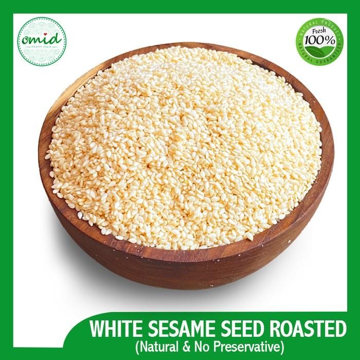 

Organic White Roasted Sesame Seeds (Biji Wijen Putih Panggang) 250Gr