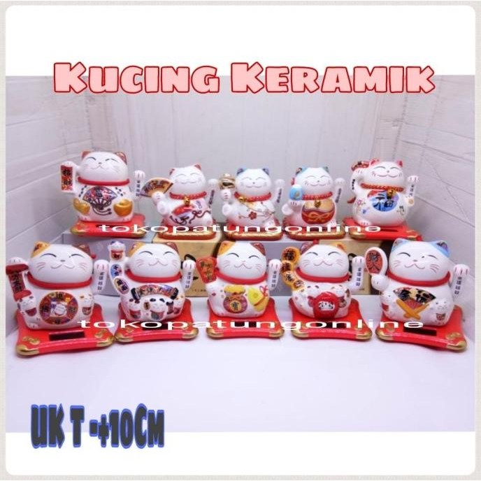 

Ready Kucing Lucky Cat Maneko Neki Keramik 021B