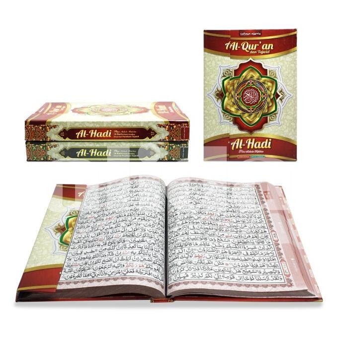 

siap kirim alquran al-hadi kertas cd uk besar b5 al-quran alhadi murah tuk wakaf