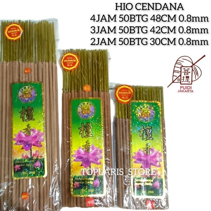 

Ready Cendana Hio 3 Jam 50 Batang