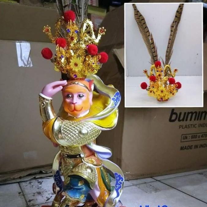 

Ready Mahkota Kera Sakti Sungkong Uk 16in