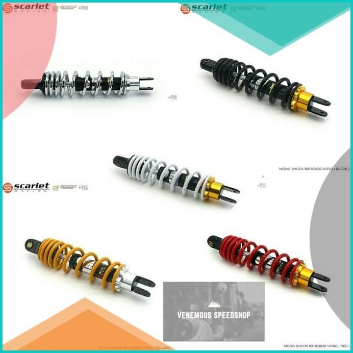 Shock Belakang Scarlet Racing 8918 Matic Ukuran 330Mm 11OKTZ4 perkakas