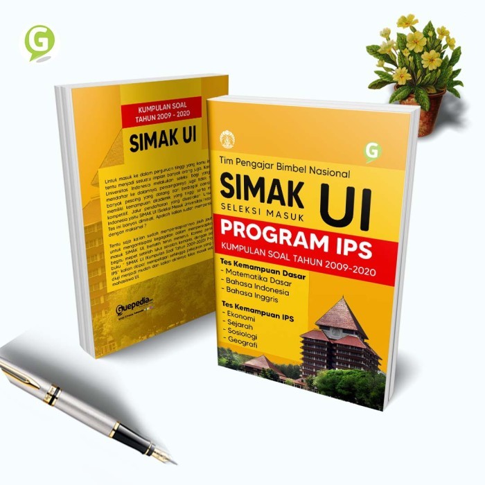 

Buku Simak Ui (Kumpulan Soal Tahun 2009-2020) Program Ips