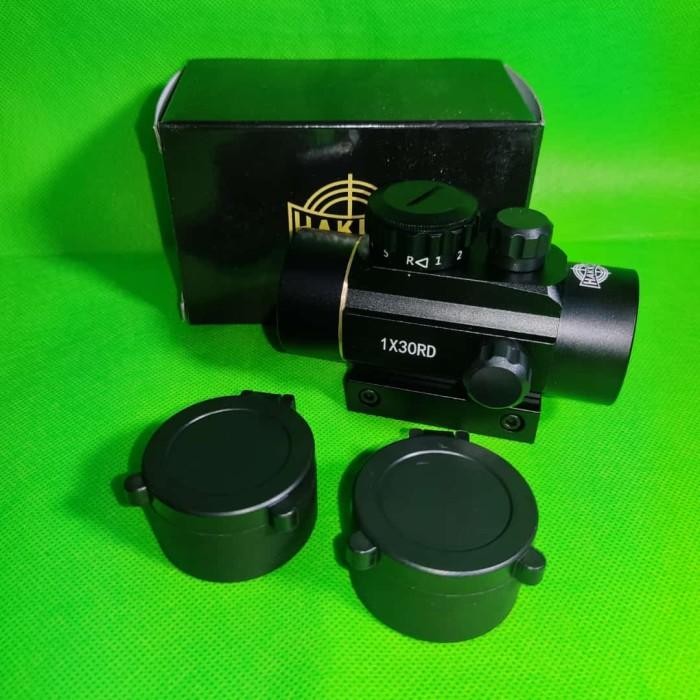 REDDOT HAKKO 1X30 RING GOLD TUTUP FLIP RED DOT PASER IKAN Premium
