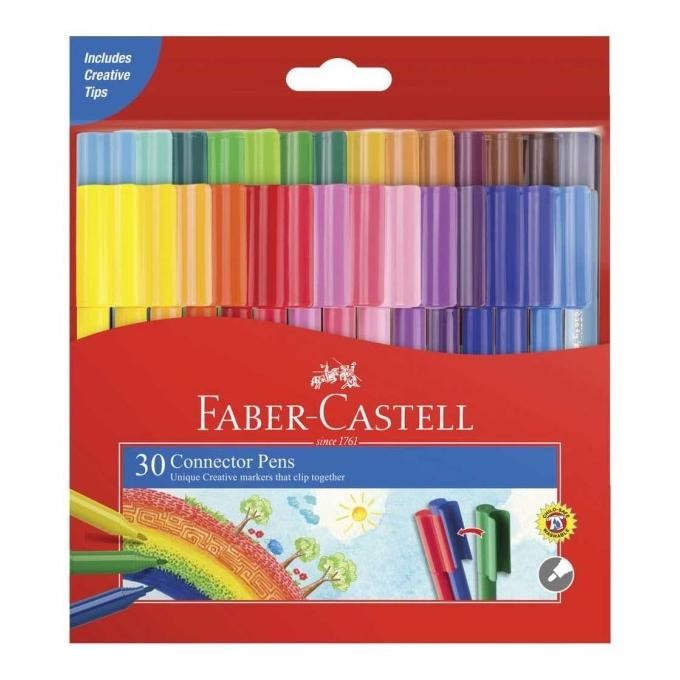 

Sale Faber Castell 30 Connector Pens / 30 Spidol Faber / Konektor Pen Faber