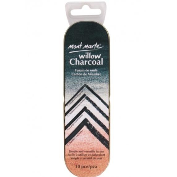 

Sale Mont Marte Willow Charcoal In Tin 10Pcs