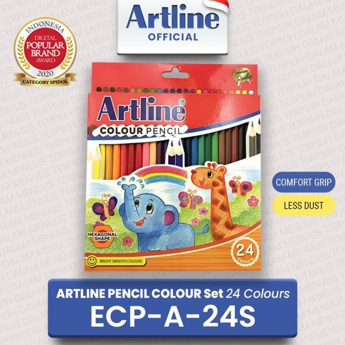 

Sale Artline Pensil Warna Set 24 Colours Ecp-A-24S/Id