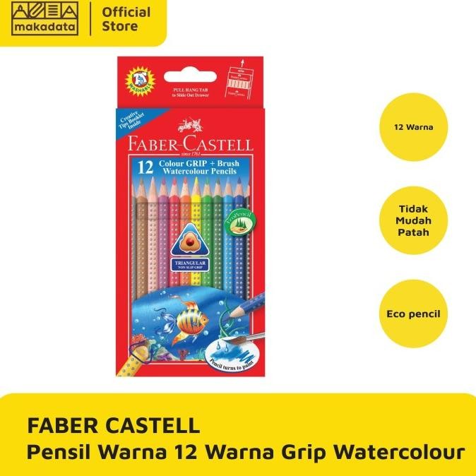 

Sale Pensil Warna | Color Pencil Faber Castell 12 Warna Watercolour Grip