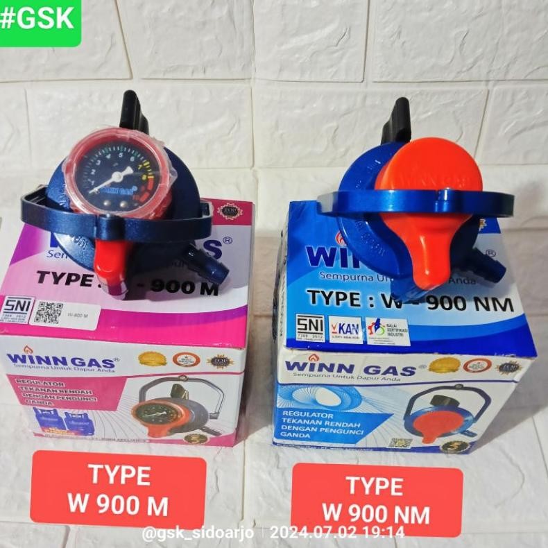 PENAWARAN EKSKLUSIF REGULATOR WINN GAS W 900 M PENGUNCI GANDA ANTI RIBET ||